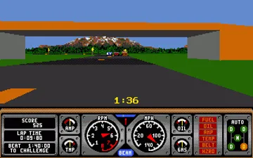 Hard Drivin' II - Drive Harder screen shot game playing